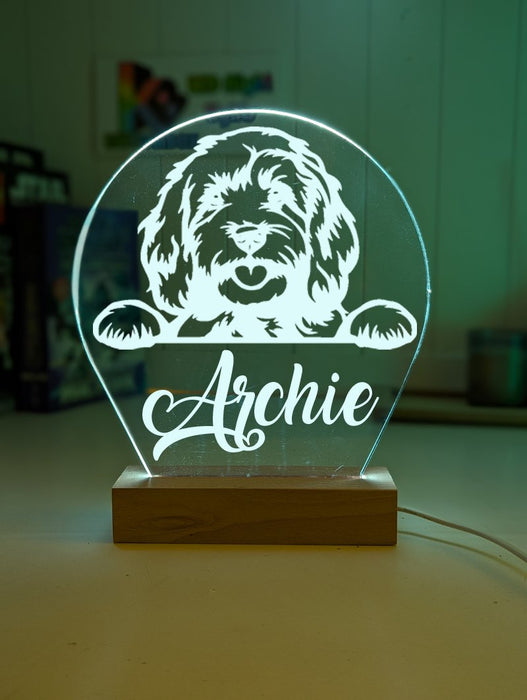 Cavoodle Personalised Name 3D LED Room Light Decor (Copy) - KustomboxNight Lights & Ambient LightingKustomboxStandard Size