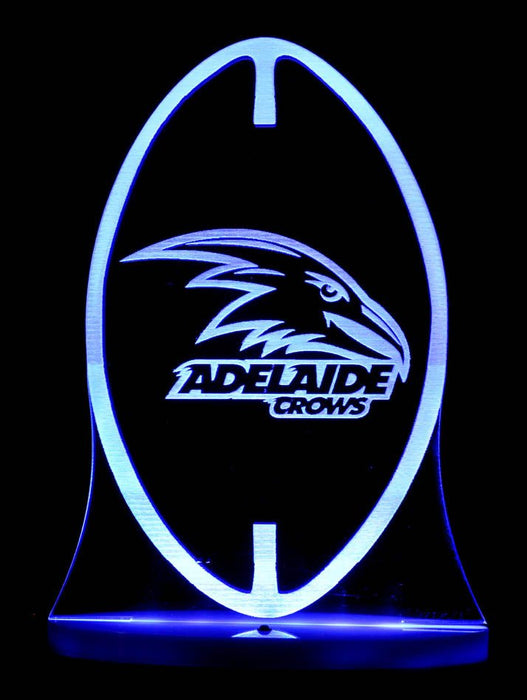 Adelaide Crows Football Club Australian Football - 3D LED Night Light  KustomboxNight Lights & Ambient Lighting