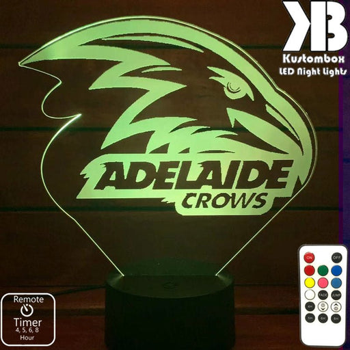 ADELAIDE CROWS Football Club LED Night Light - KustomboxNight Lights & Ambient Lighting