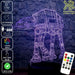 AT-AT Walker Star Wars - LED Night Light 7 Colours + Remote Control - Kustombox