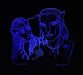 Avatar Personalised Name Light 3D LED Night Light 7 Colours + Remote Control - Kustombox