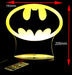 Batman Gotham Sky Light Logo Personalised Name Light 3D LED Night Light 7 Colours + Remote Control - Kustombox