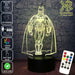 Batman Statue Gotham City - LED Night Light 7 Colours + Remote Control - Kustombox