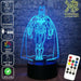 Batman Statue Gotham City - LED Night Light 7 Colours + Remote Control - Kustombox