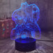 Captain Levi Ackerma & Hange Zoë Attack of Titans - 3D LED Night Light 7 Colours + Remote Control - Kustombox Attack on titan