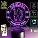 CHELSEA Football Club LED Night Light 7 Colours + Remote Control - Kustombox EFC