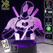 Deadpool Love Hands Marvel Comics 3D - LED Night Light 7 Colours + Remote Control - Kustombox