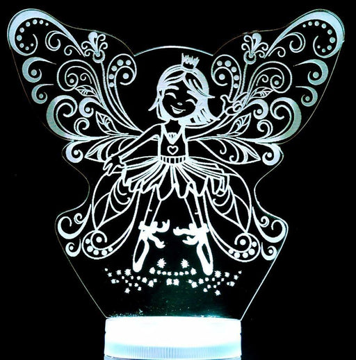 Fairy Princess - 3D LED Night Light 7 Colours + Remote Control - Kustombox