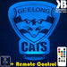 GEELONG CATS Football Club LED Night Light 7 Colours + Remote Control - Kustombox AFL