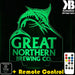 Great Northern Beer - LED Night Light 7 Colours + Remote Control - Kustombox
