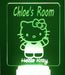 Hello Kitty Personalised Name 3D LED Night Light 7 Colours + Remote Control - Kustombox