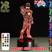 Iron Man Avengers Tony Stark- 3D LED Night Light 7 Colours + Remote Control - Kustombox