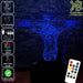 Jesus Christ on the Cross - 3D LED Night Light 7 Colours + Remote Control - Kustombox