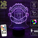 MANCHESTER UNITED Football Club LED Night Light 7 Colours + Remote Control - Kustombox EFC SOCCER