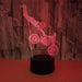 Motocross Dirt Bike Rider 3D - LED Night Light 7 Colours + Remote Control - Kustombox