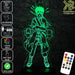 Naruto Shippuden - 3D LED Night Light 7 Colours + Remote Control - Kustombox