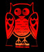 Owl Personalised Name - 3D LED Night Light 7 Colours + Remote Control - Kustombox