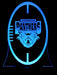 Penrith Panthers Rugby League Club 3D LED Night Light 7 Colours + Remote Control - Kustombox NRL