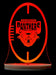 Penrith Panthers Rugby League Club 3D LED Night Light 7 Colours + Remote Control - Kustombox NRL
