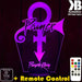 Prince Purple Rain 3D LED Night Light 7 Colours + Remote Control - Kustombox music