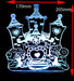 Princess Castle - 3D LED Night Light 7 Colours + Remote Control - Kustombox