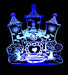 Princess Castle - 3D LED Night Light 7 Colours + Remote Control - Kustombox