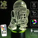 R2D2 Star Wars- LED Night Light 7 Colours + Remote Control - Kustombox