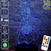 Snow White Disney- 3D LED Night Light 7 Colours + Remote Control - Kustombox