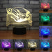 Soccer Player Goal Keeper in Net- 3D LED Night Light 7 Colours + Remote Control - Kustombox