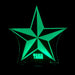 Star Shape Personalised Name - 3D LED Night Light 7 Colours + Remote Control - Kustombox