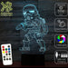 STORM TROOPER STAR WARS 3D LED Night Light 7 Colours + Remote Control - Kustombox