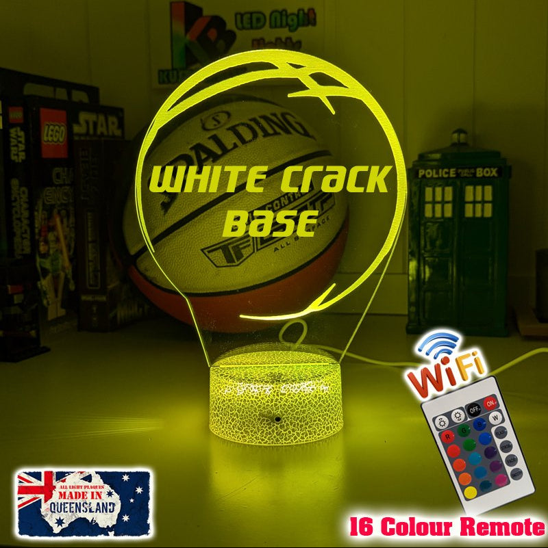 Phoenix Suns logo 3D LED light with 16-colour remote, great NBA gift for man cave or bedroom