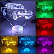 Acrylic LED sign light with bold 3D appearance and energy-efficient LED base.