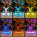 American Staffordshire Dog Personalised Name Christmas Light Bauble Decoration - KustomboxNight Lights & Ambient LightingKustomboxBauble - Standard Size