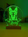 American Staffordshire Personalised Name 3D LED Room Light Decor - KustomboxNight Lights & Ambient LightingKustomboxStandard Size