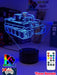 Army Military Tiger Tank Personalised Name 3D LED Night Light - KustomboxNight Lights & Ambient LightingKustomboxStandard Size