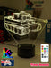 Army Military Tiger Tank Personalised Name 3D LED Night Light - KustomboxNight Lights & Ambient LightingKustomboxStandard Size