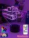 Army Military Tiger Tank Personalised Name 3D LED Night Light - KustomboxNight Lights & Ambient LightingKustomboxStandard Size