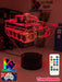 Army Military Tiger Tank Personalised Name 3D LED Night Light - KustomboxNight Lights & Ambient LightingKustomboxStandard Size