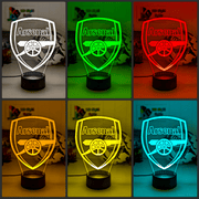 ARSENAL Football Club Soccer 3D LED Night Light Lamp - KustomboxNight Lights & Ambient LightingKustomboxStandard Size