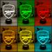 ARSENAL Football Club Soccer 3D LED Night Light Lamp - KustomboxNight Lights & Ambient LightingKustomboxStandard Size
