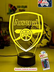 ARSENAL Football Club Soccer 3D LED Night Light Lamp - KustomboxNight Lights & Ambient LightingKustomboxStandard Size