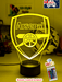 ARSENAL Football Club Soccer 3D LED Night Light Lamp - KustomboxNight Lights & Ambient LightingKustomboxStandard Size
