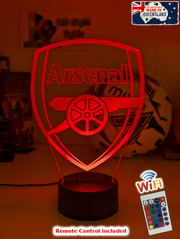 ARSENAL Football Club Soccer 3D LED Night Light Lamp - KustomboxNight Lights & Ambient LightingKustomboxStandard Size