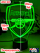 ARSENAL Football Club Soccer 3D LED Night Light Lamp - KustomboxNight Lights & Ambient LightingKustomboxStandard Size