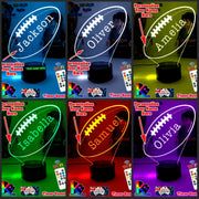 Australian AFL Football Personalised Name colour collage 