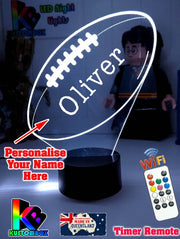 AFL ball Shape round shaped LED lamp with 16-colour light modes and remote.