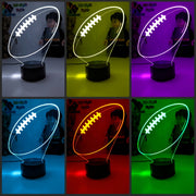 Australian AFL Football Personalised Name plain Afl ball light 