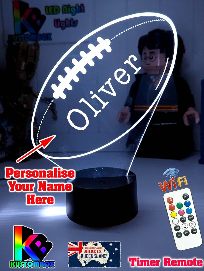 Australian AFL Football Personalised Name 