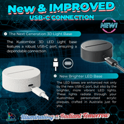 Australian Football AFL Personalised Jersey 3D LED Light Night 7 Colour Lamp USB-C smart wifi base